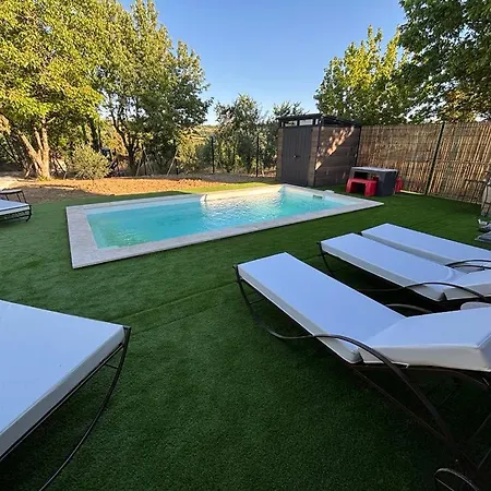 At Stephanie And Damien's, Charming Stone And Pool *