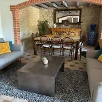 At Stephanie And Damien's, Charming Stone And Pool *
